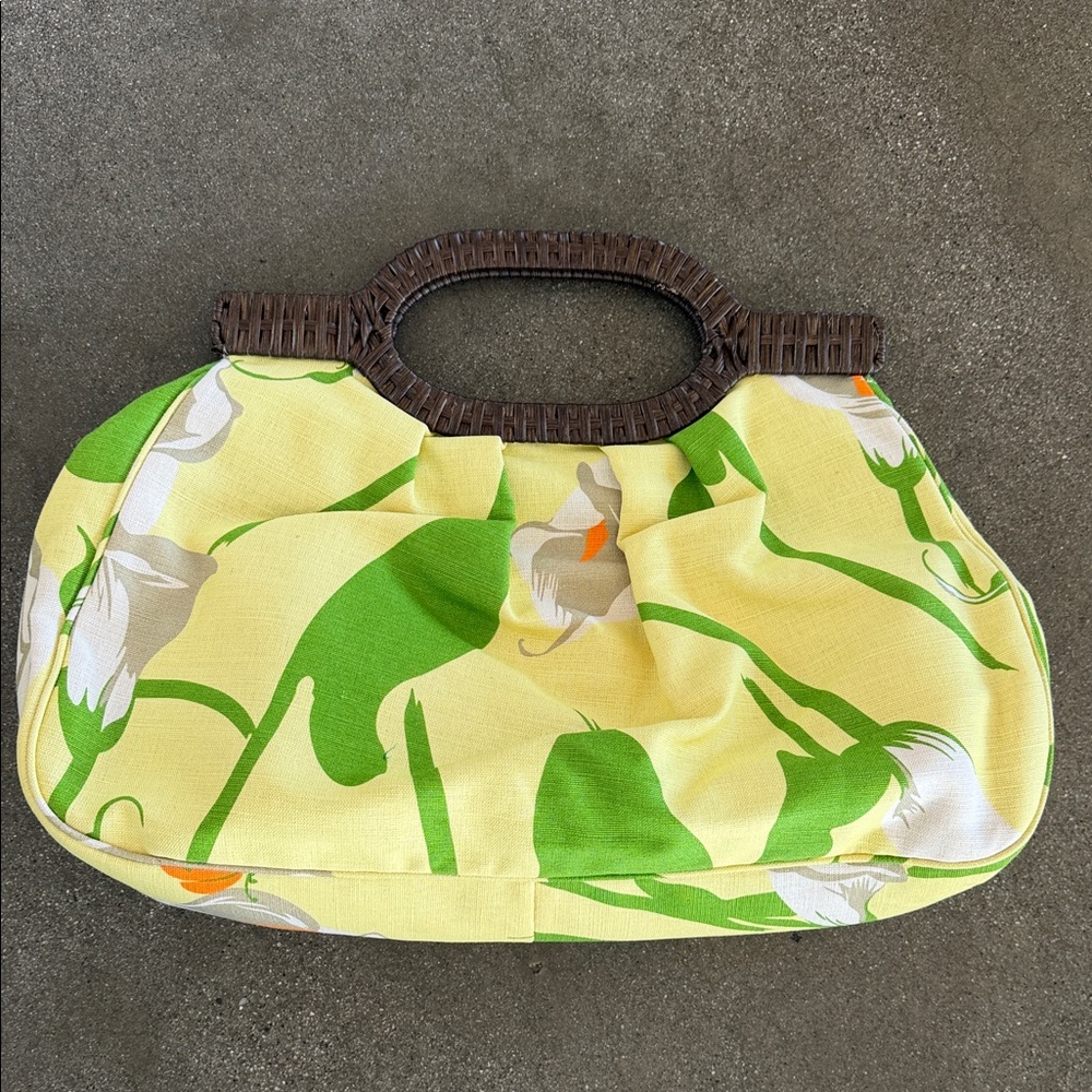 BARNEYS NEW YORK FLORAL BAG